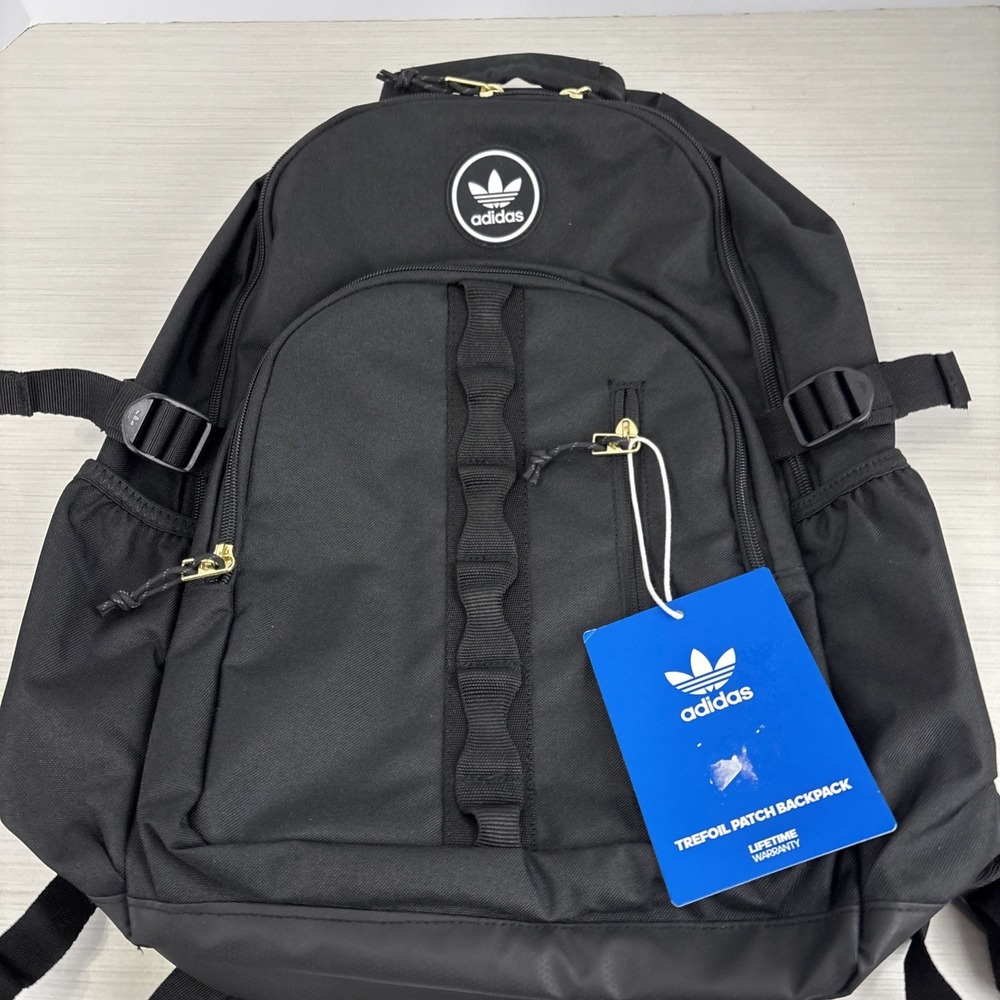 Adidas Original Trefoil Patch Backpack GC1201 Bla… - image 2